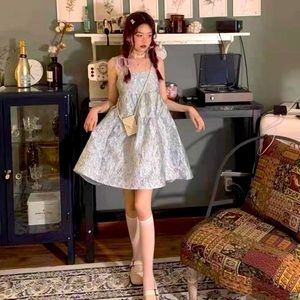 Korean fashion babydoll puffy dress